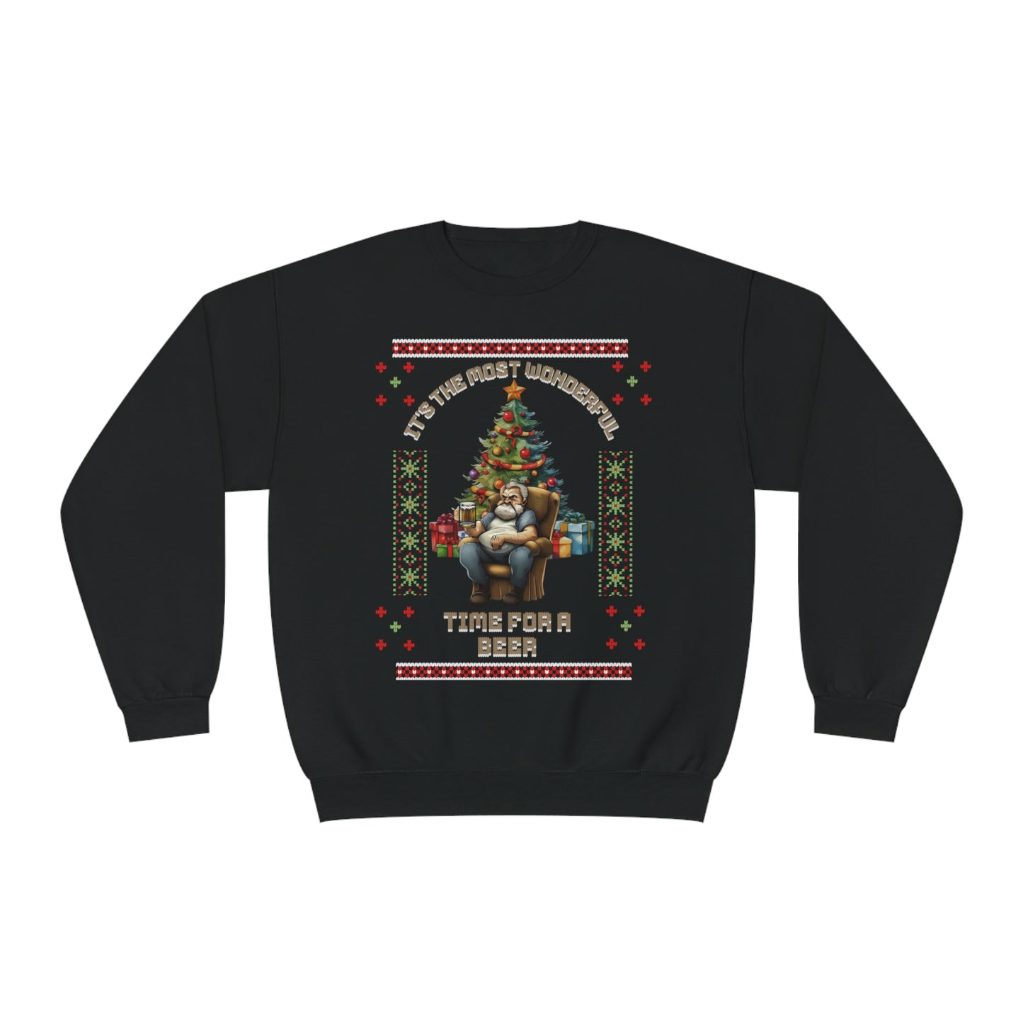 Perfect UGLY CHRISTMAS SWEATER - Perfect Time for a Beer