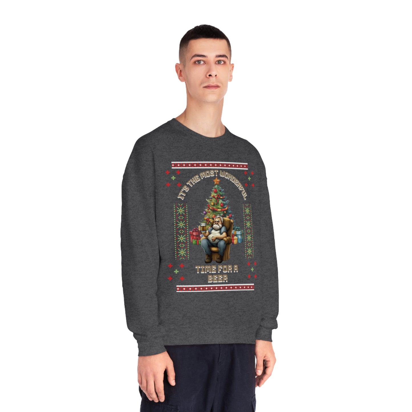 Perfect UGLY CHRISTMAS SWEATER - Perfect Time for a Beer