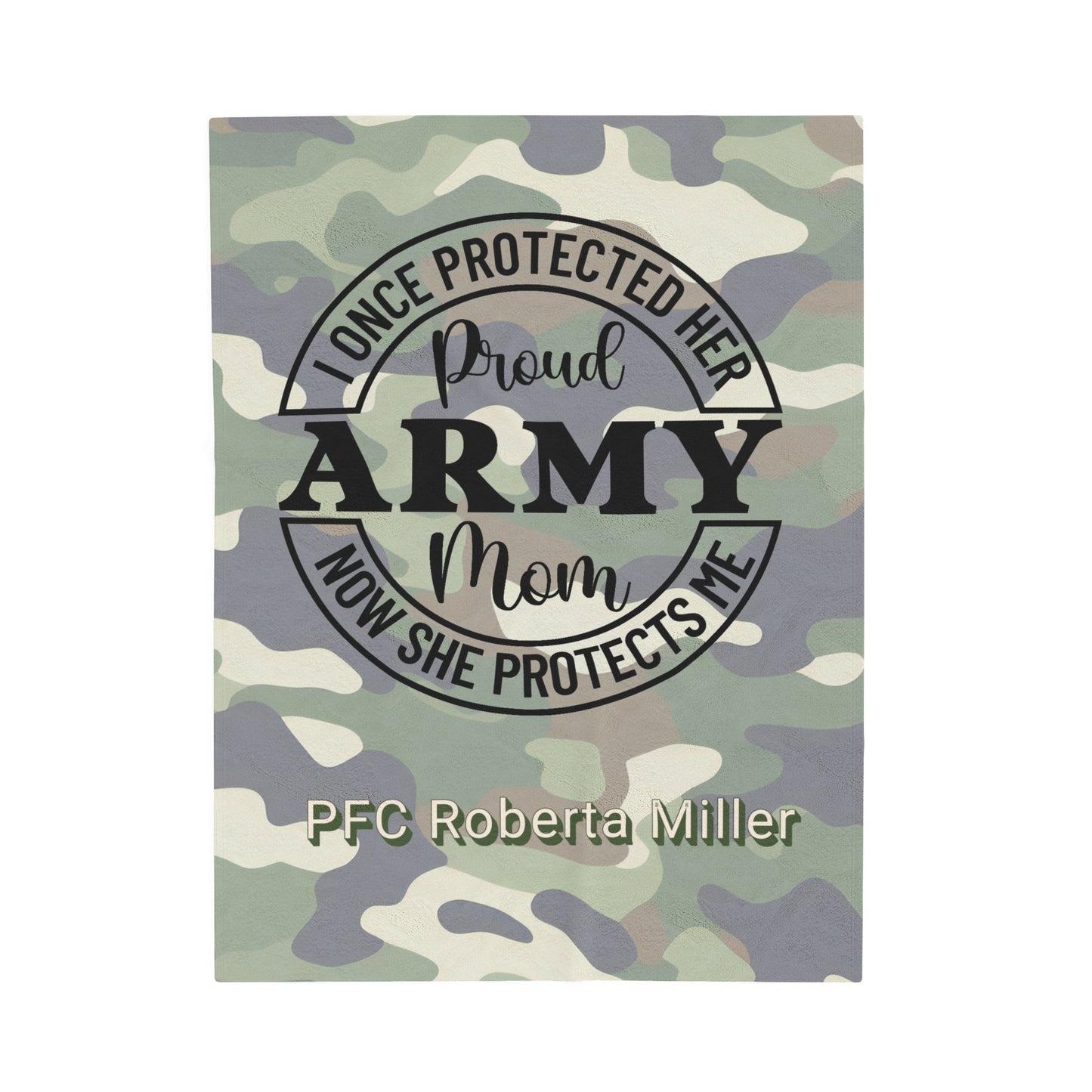 PERSONALIZED - Army Mom - Blanket - GREAT GIFT!