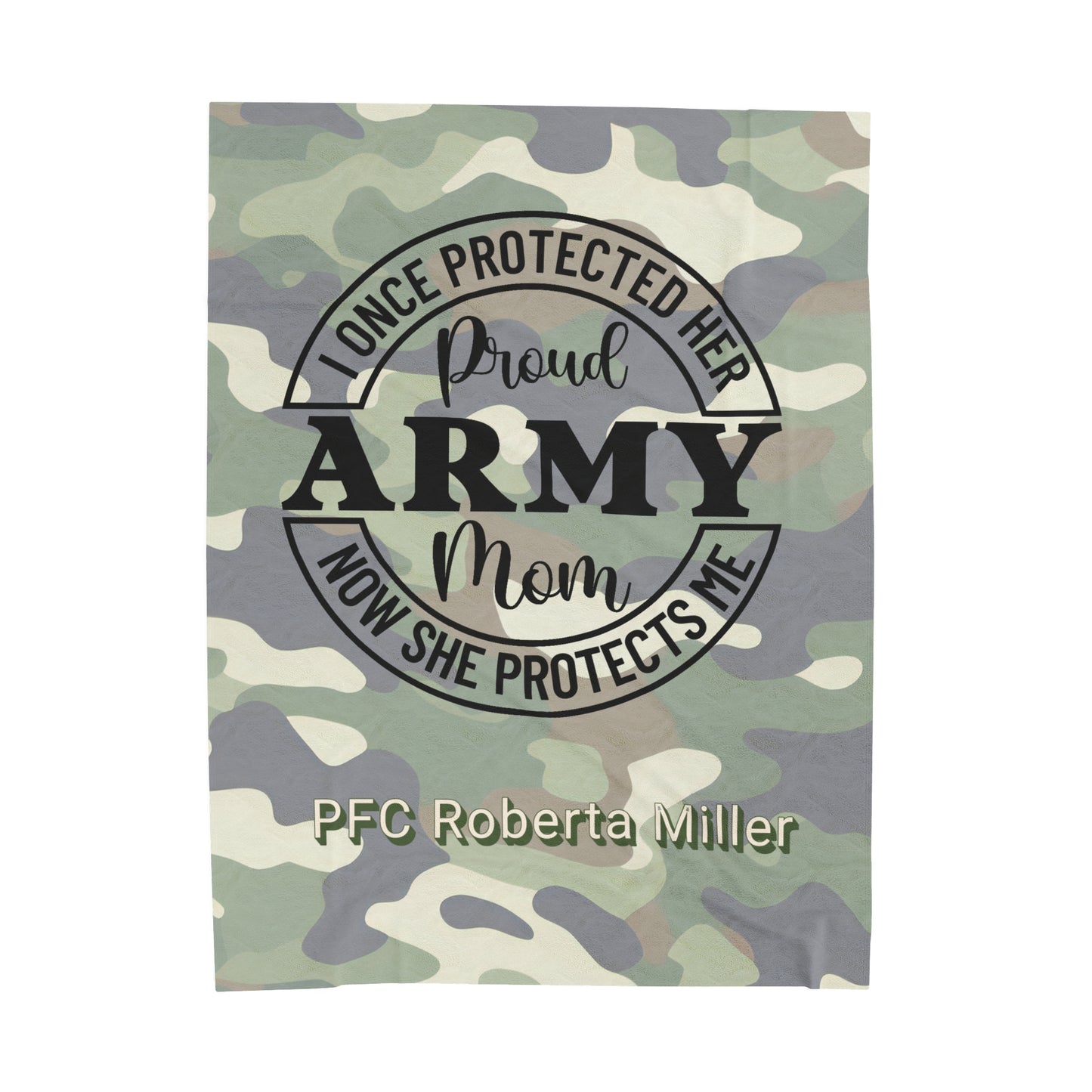 PERSONALIZED - Army Mom - Blanket - GREAT GIFT!