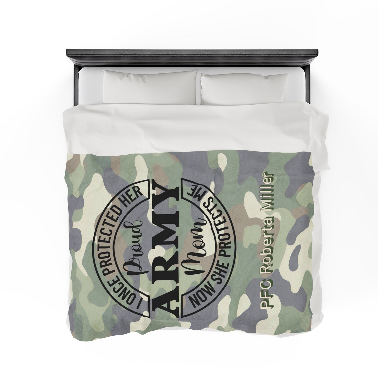PERSONALIZED - Army Mom - Blanket - GREAT GIFT!