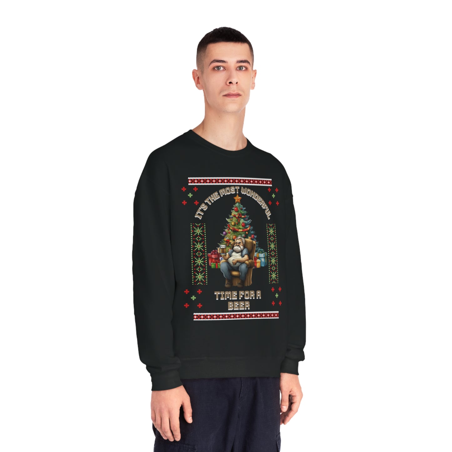 Perfect UGLY CHRISTMAS SWEATER - Perfect Time for a Beer