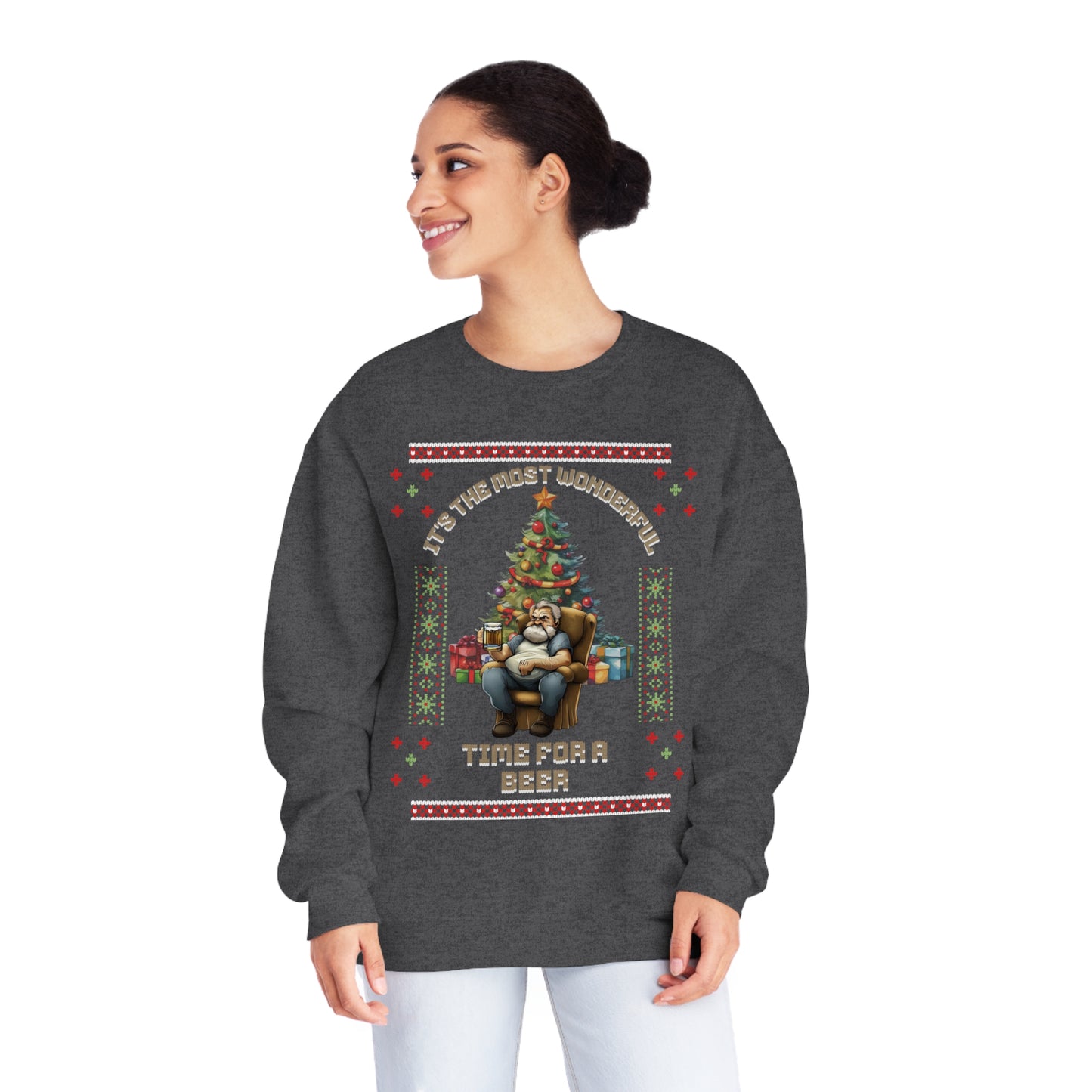 Perfect UGLY CHRISTMAS SWEATER - Perfect Time for a Beer