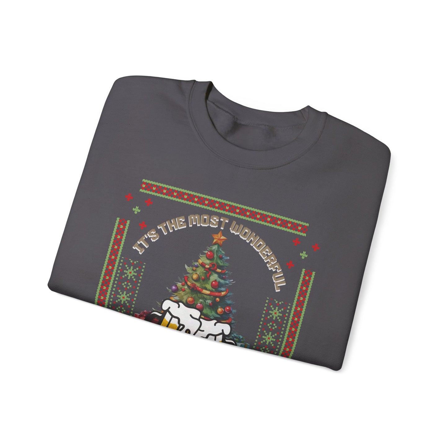 UGLY CHRISTMAS SWEATER (Sweatshirt) - Beer Drinker, Beer Lover, Christmas Party