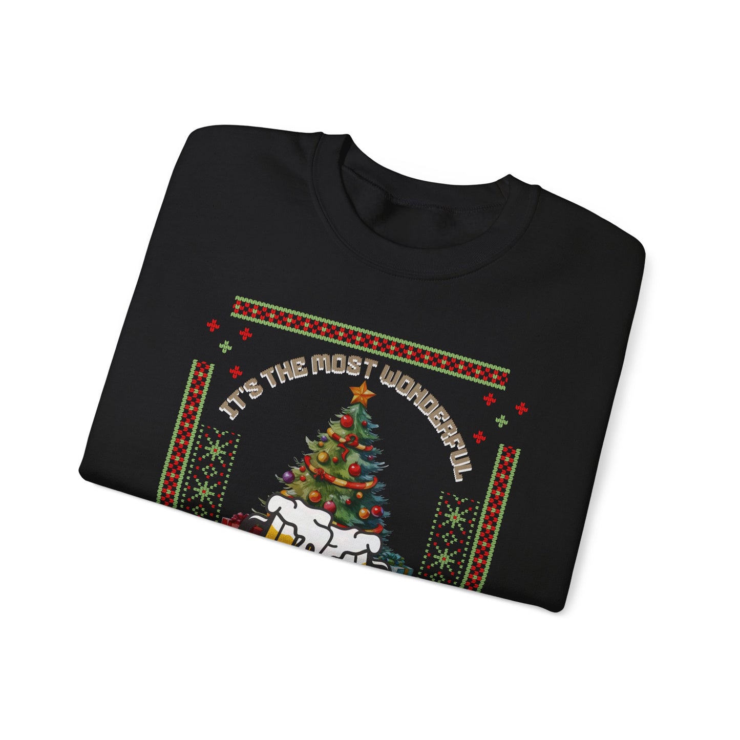 UGLY CHRISTMAS SWEATER (Sweatshirt) - Beer Drinker, Beer Lover, Christmas Party