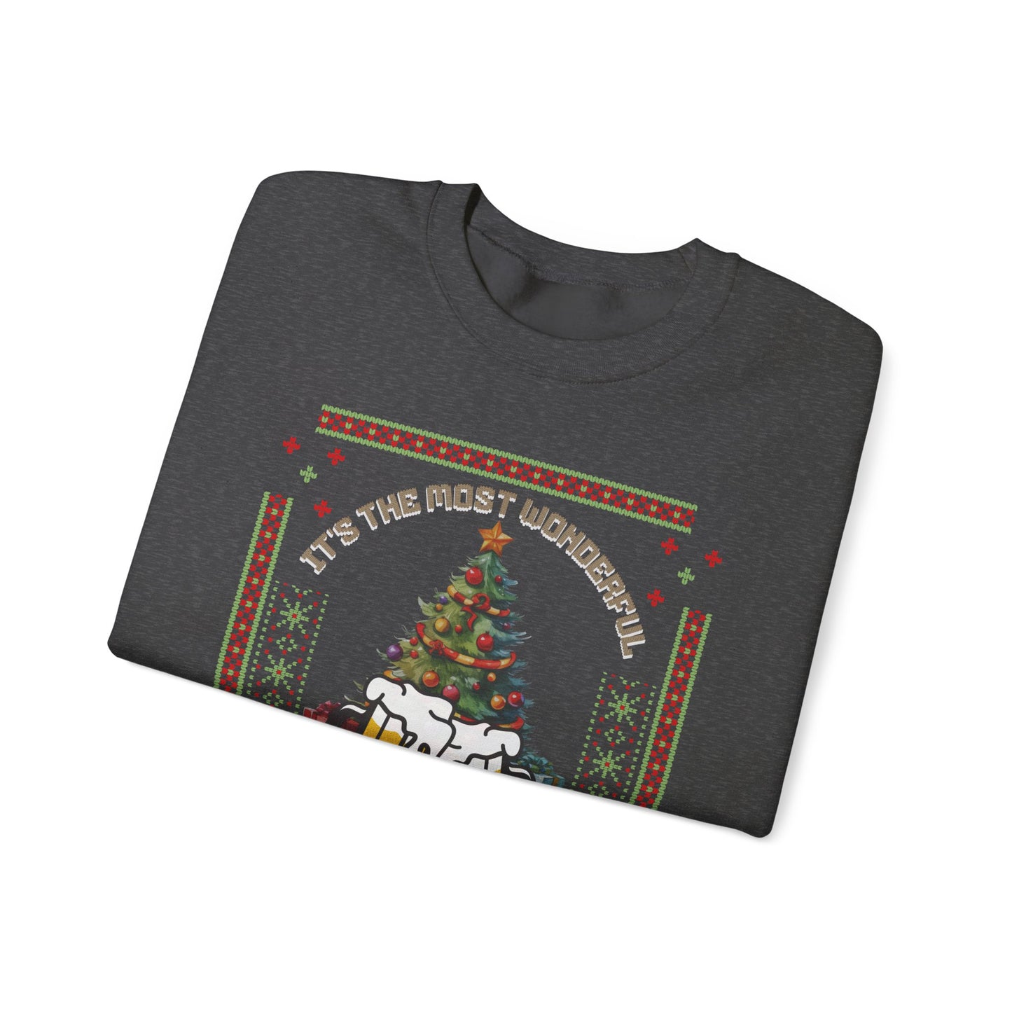 UGLY CHRISTMAS SWEATER (Sweatshirt) - Beer Drinker, Beer Lover, Christmas Party