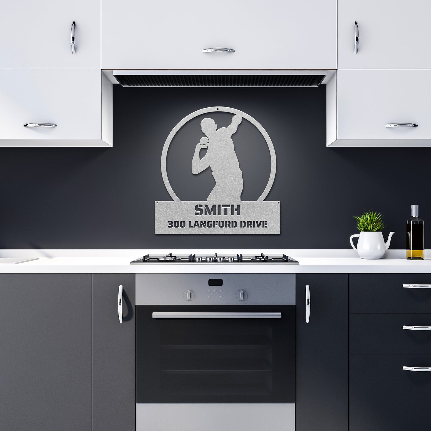 METAL WALL ART - Track & Field, Shotput