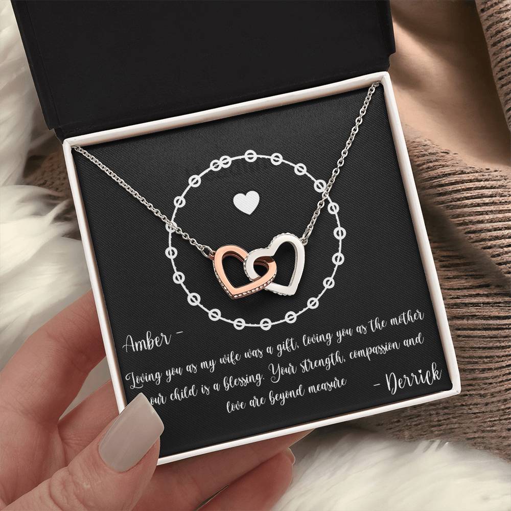 PERSONALIZED - Necklace - For New Mom from Husband - Gift to Wife, Gift to Mother of Children, Gift to Mother of Child
