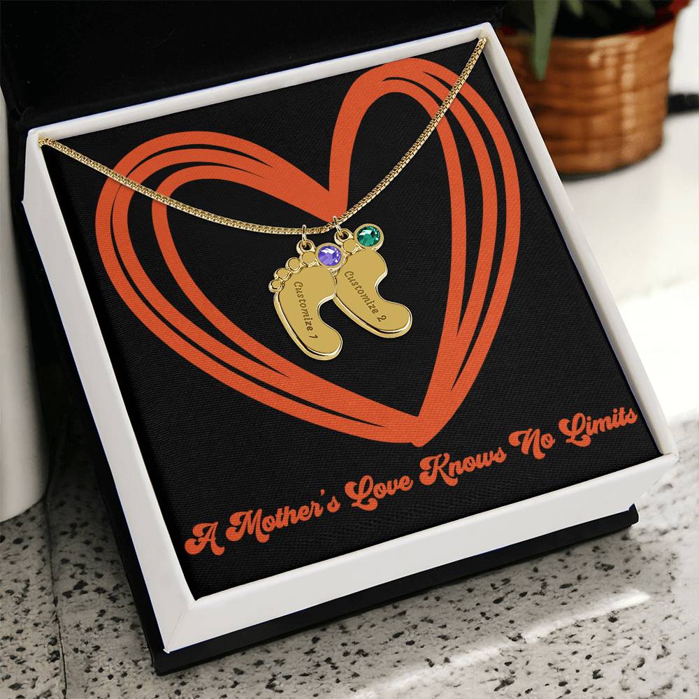 A Mother's Love PERSONALIZED Necklace - Gift from Kids, Gift for Mom, Gift for Mother
