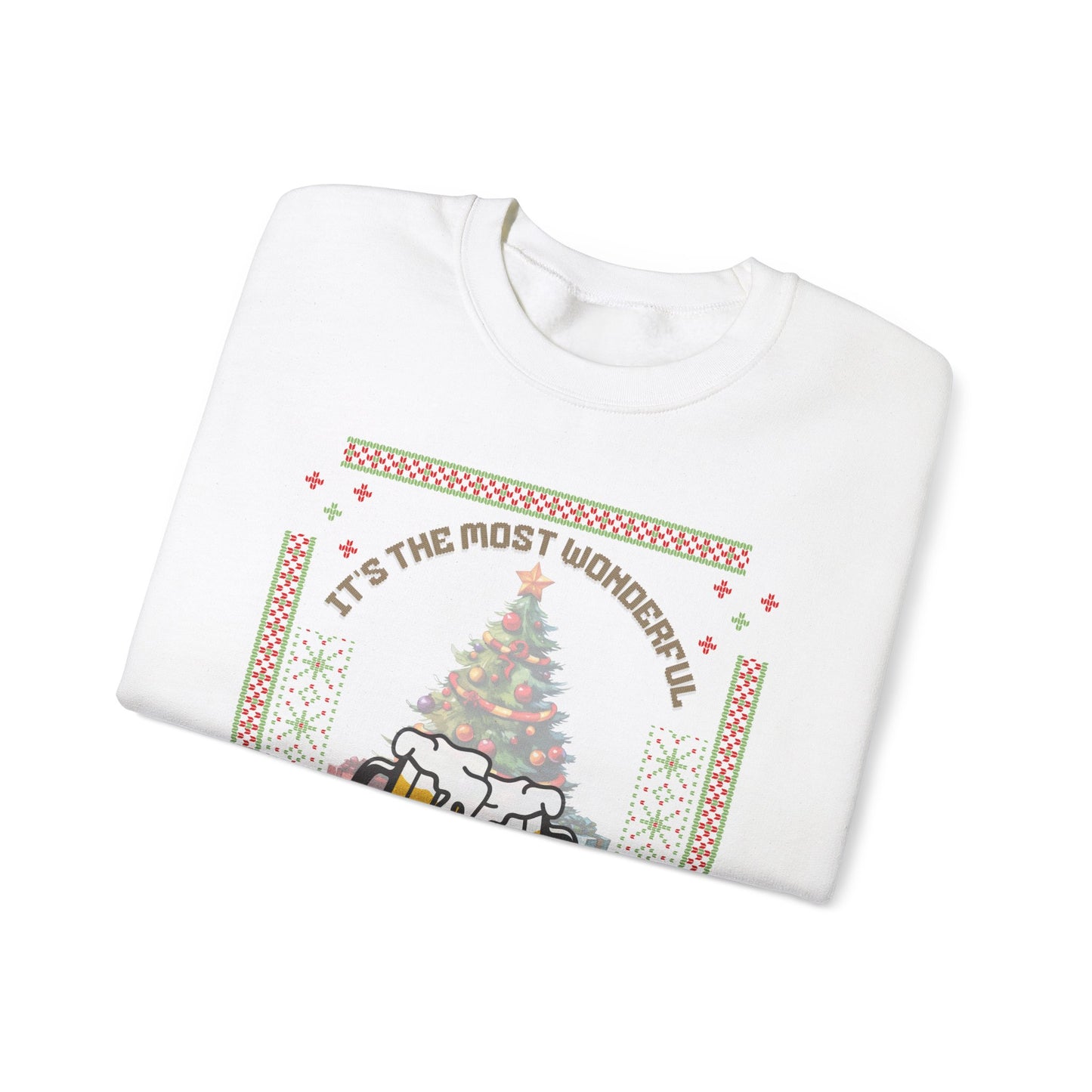 UGLY CHRISTMAS SWEATER (Sweatshirt) - Beer Drinker, Beer Lover, Christmas Party