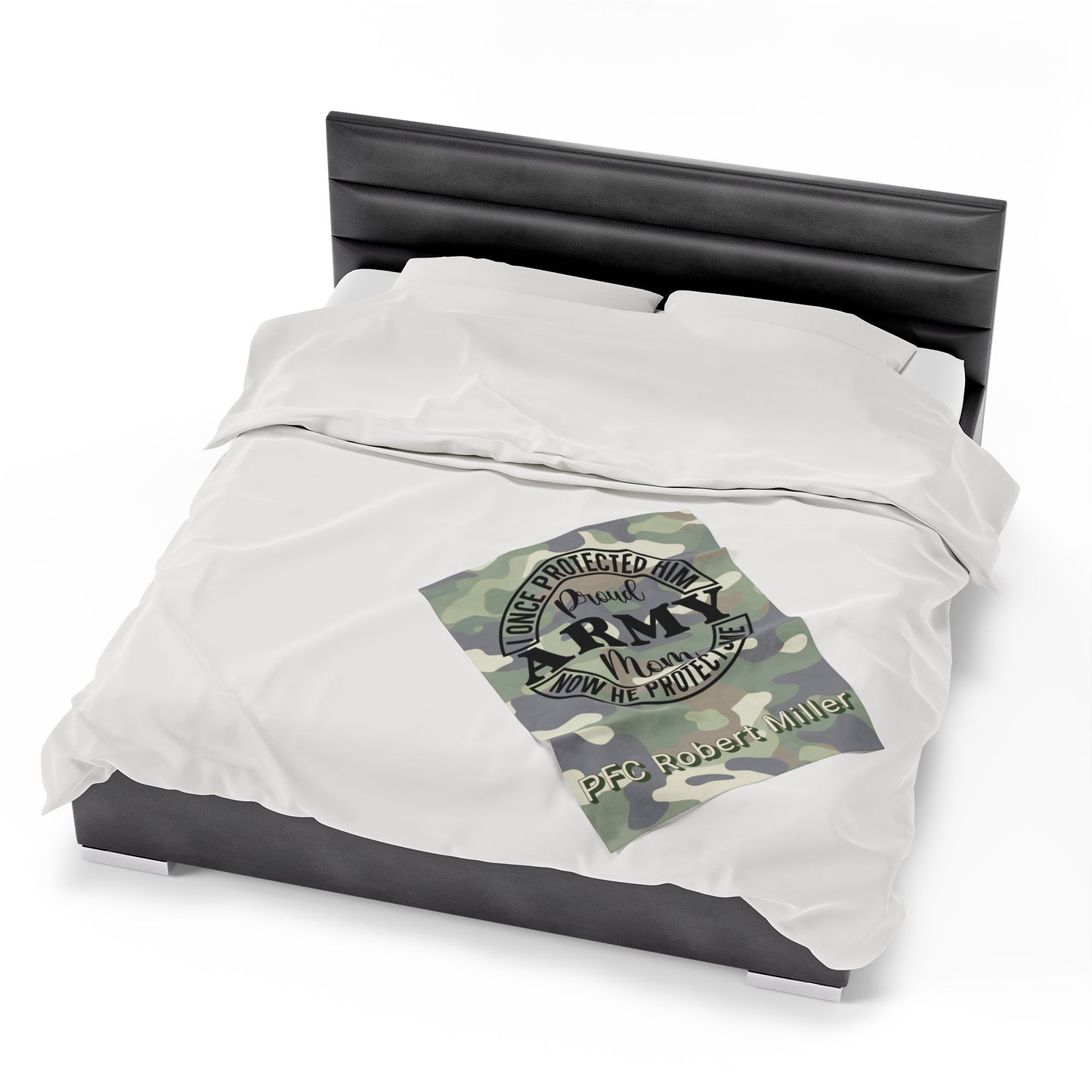 PERSONALIZED - Army Mom Blanket - Great Gift