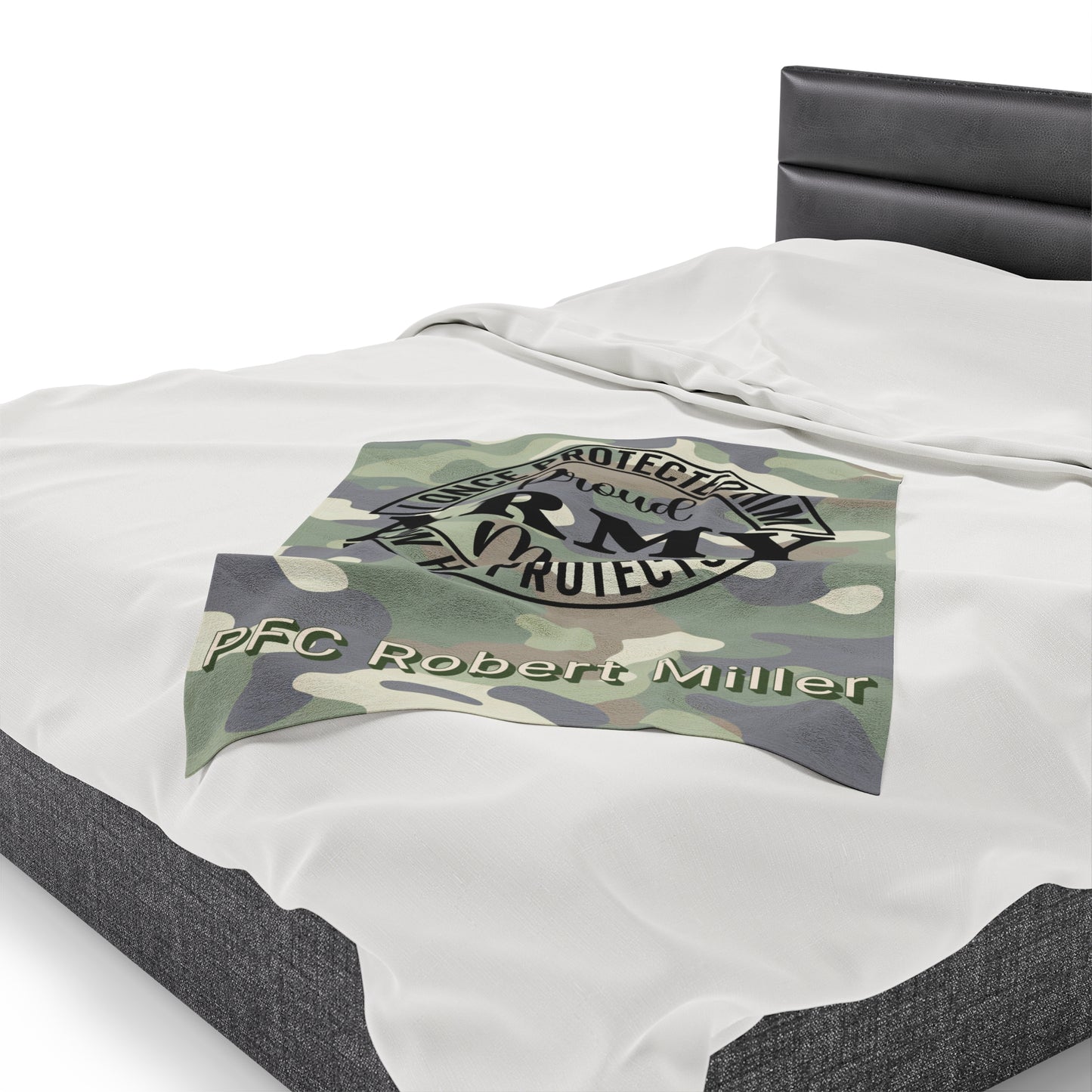 PERSONALIZED - Army Mom Blanket - Great Gift