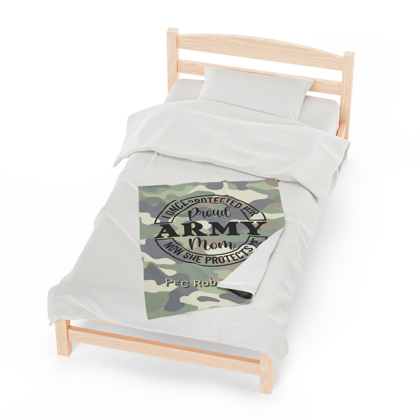 PERSONALIZED - Army Mom - Blanket - GREAT GIFT!