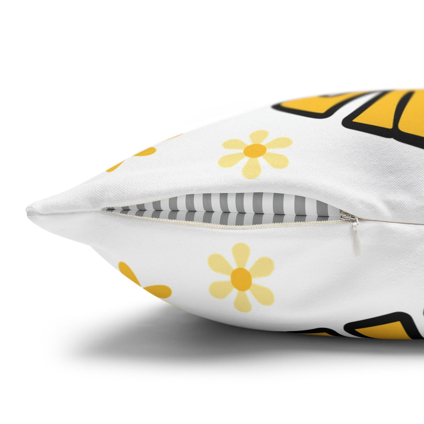 SUNSHINE - Polyester Square Pillowcase - Can be PERSONALIZED, Bedroom Decor, Gift
