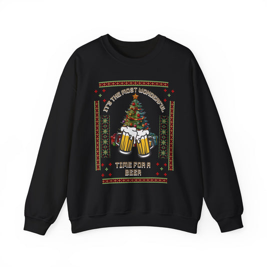UGLY CHRISTMAS SWEATER (Sweatshirt) - Beer Drinker, Beer Lover, Christmas Party