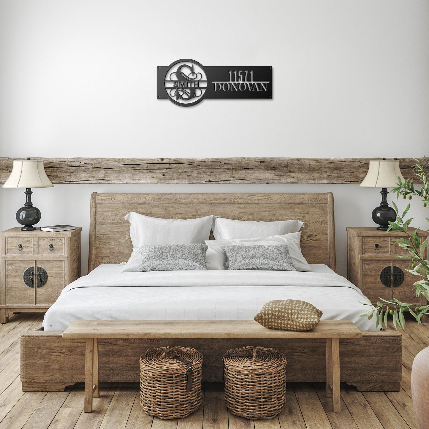 Beautiful METAL ART - Name & Address Plaque