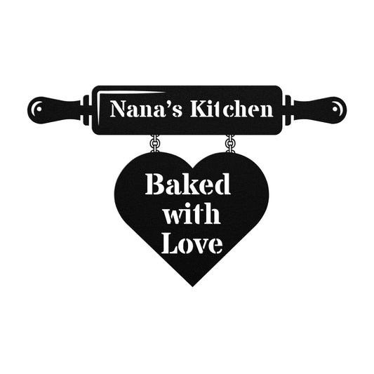 METAL WALL ART - Personalized - Nana's, Mom, Aprils Kitchen