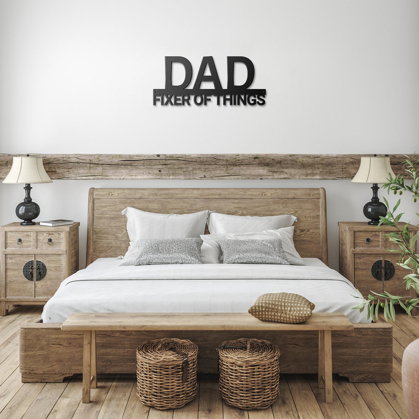 METAL WALL PLAQUE - Dad (Can be Personalized)