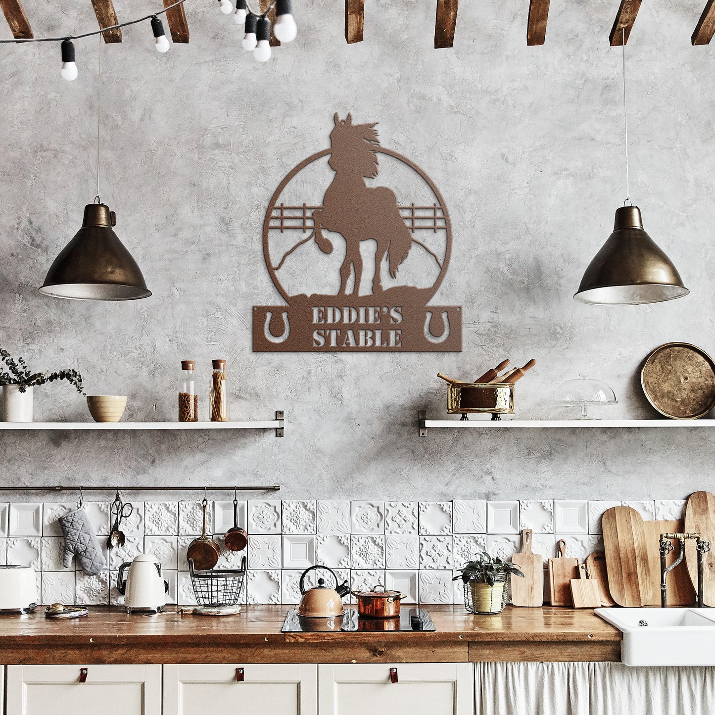 Metal - STABLE - Sign - PERSONALIZED