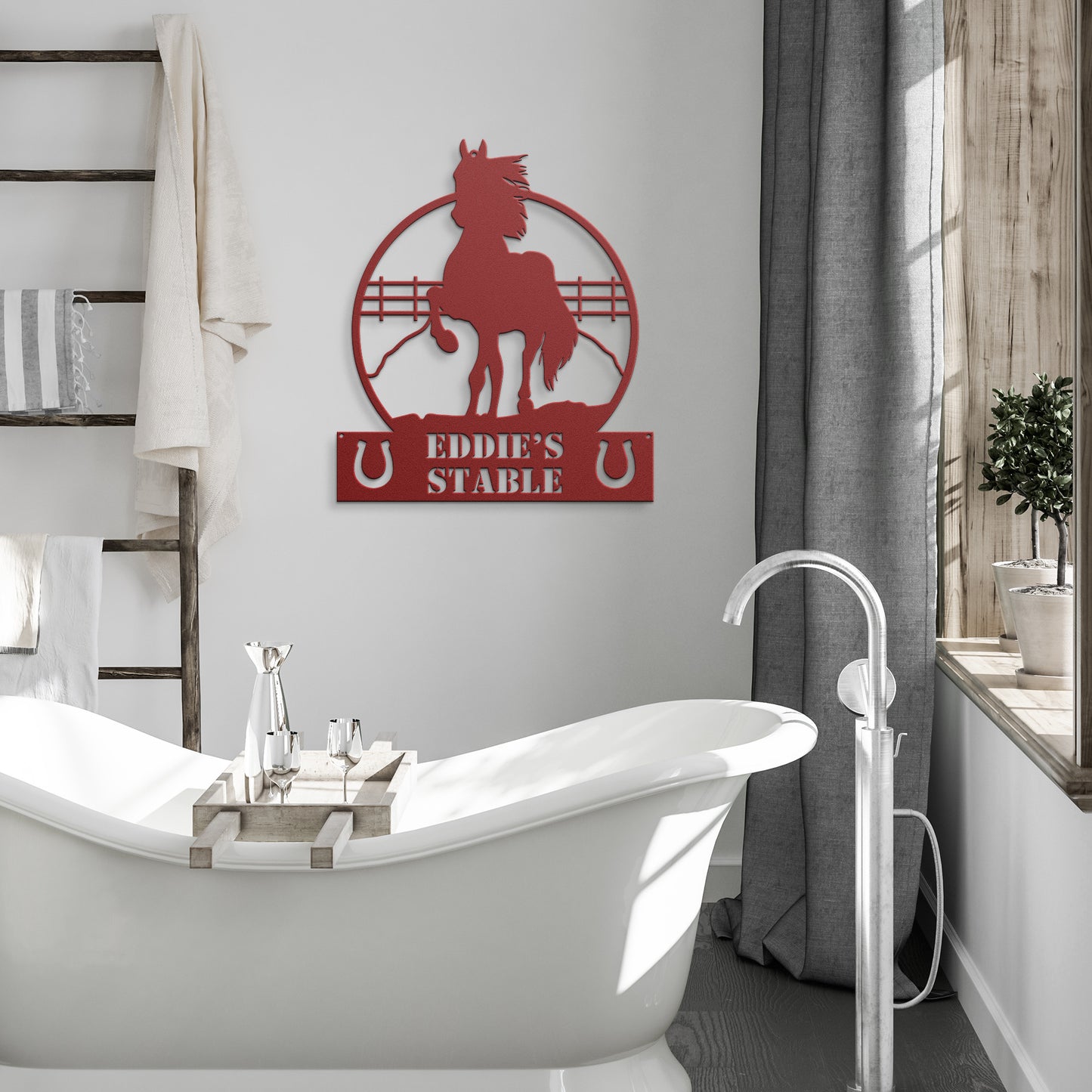 Metal - STABLE - Sign - PERSONALIZED