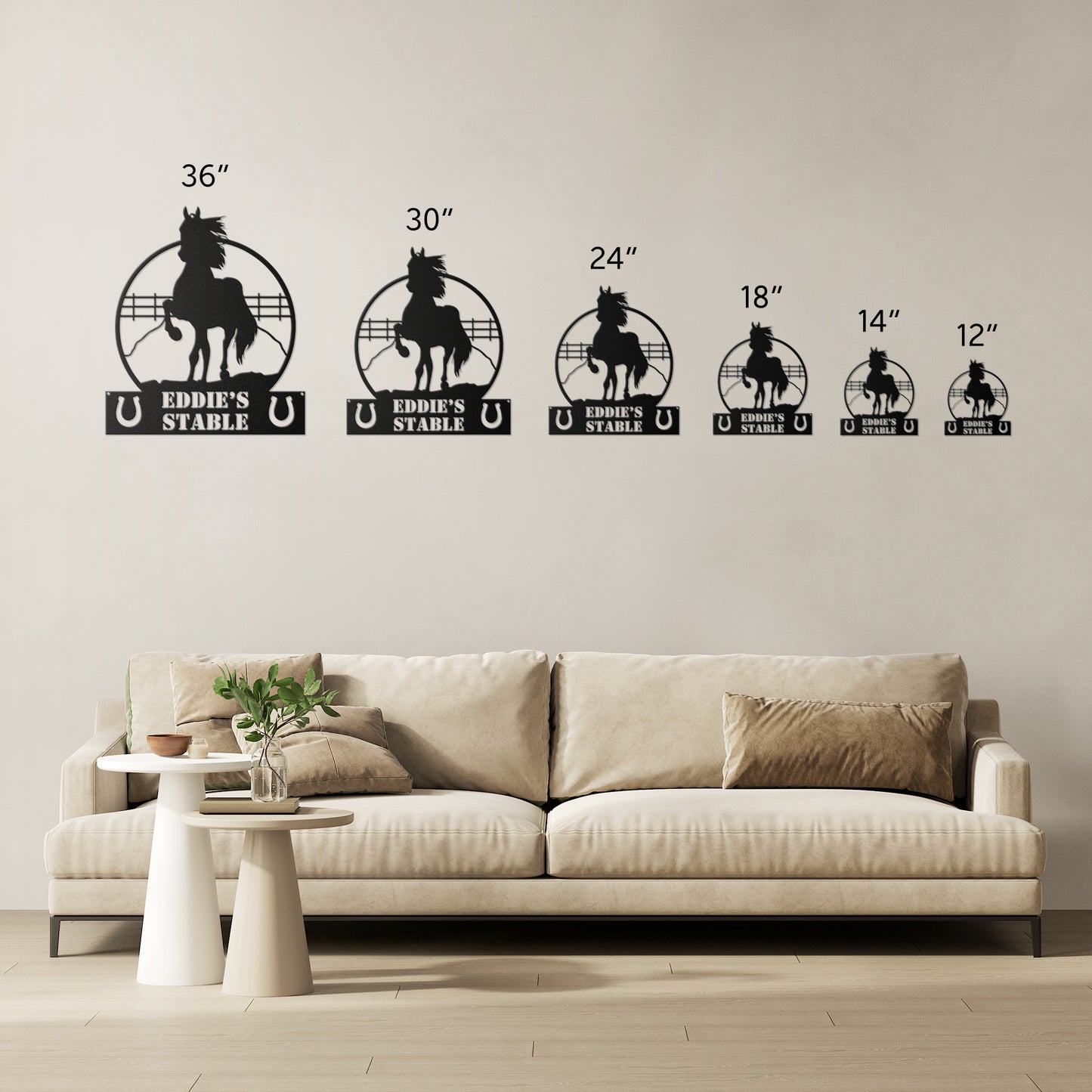 Metal - STABLE - Sign - PERSONALIZED