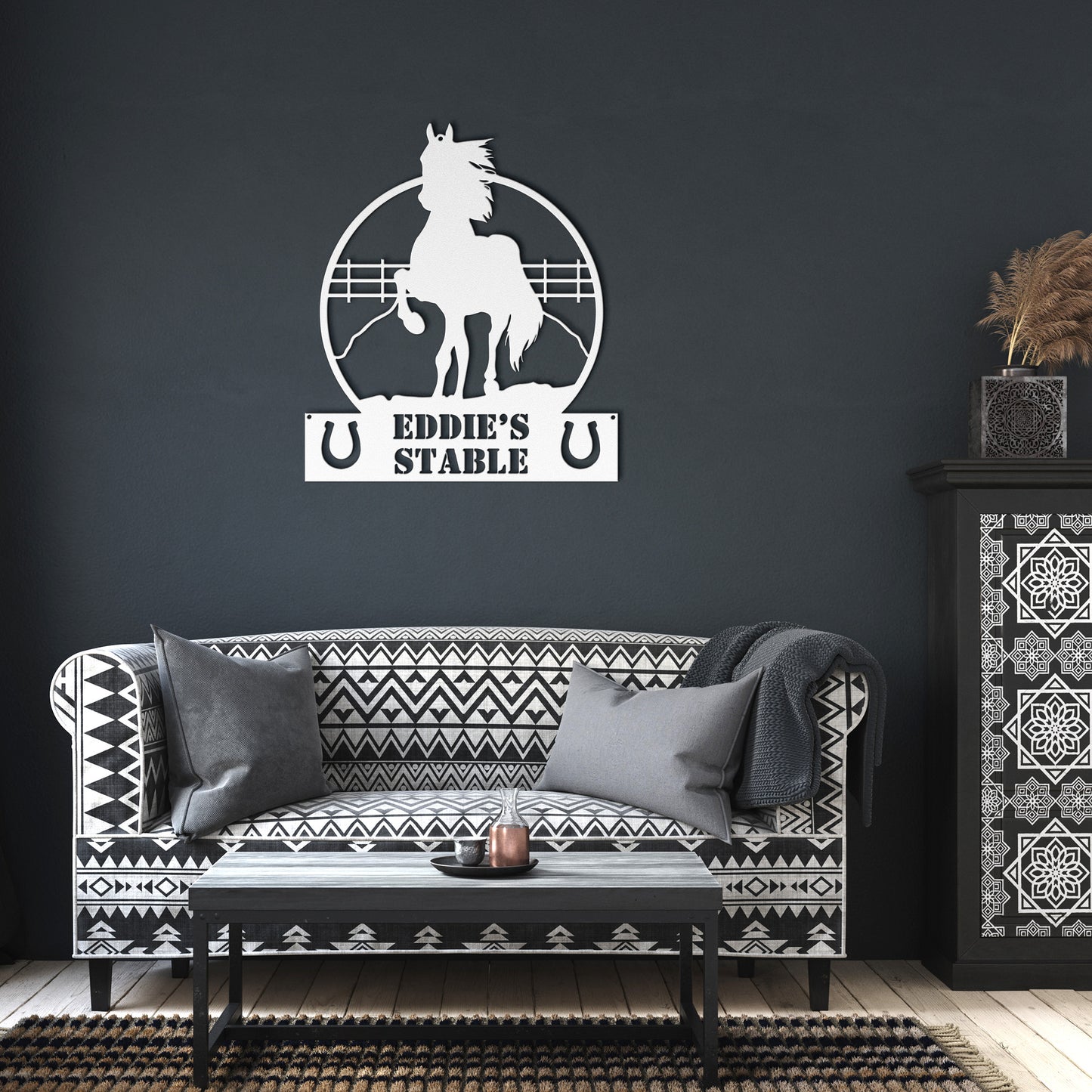 Metal - STABLE - Sign - PERSONALIZED