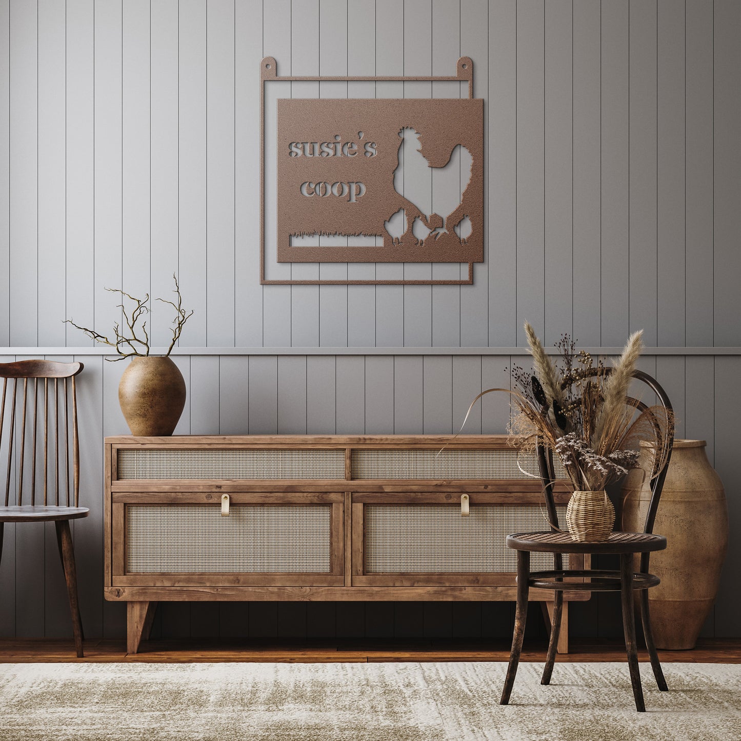 PERSONALIZED - Chicken Coop - Metal Sign/Plaque