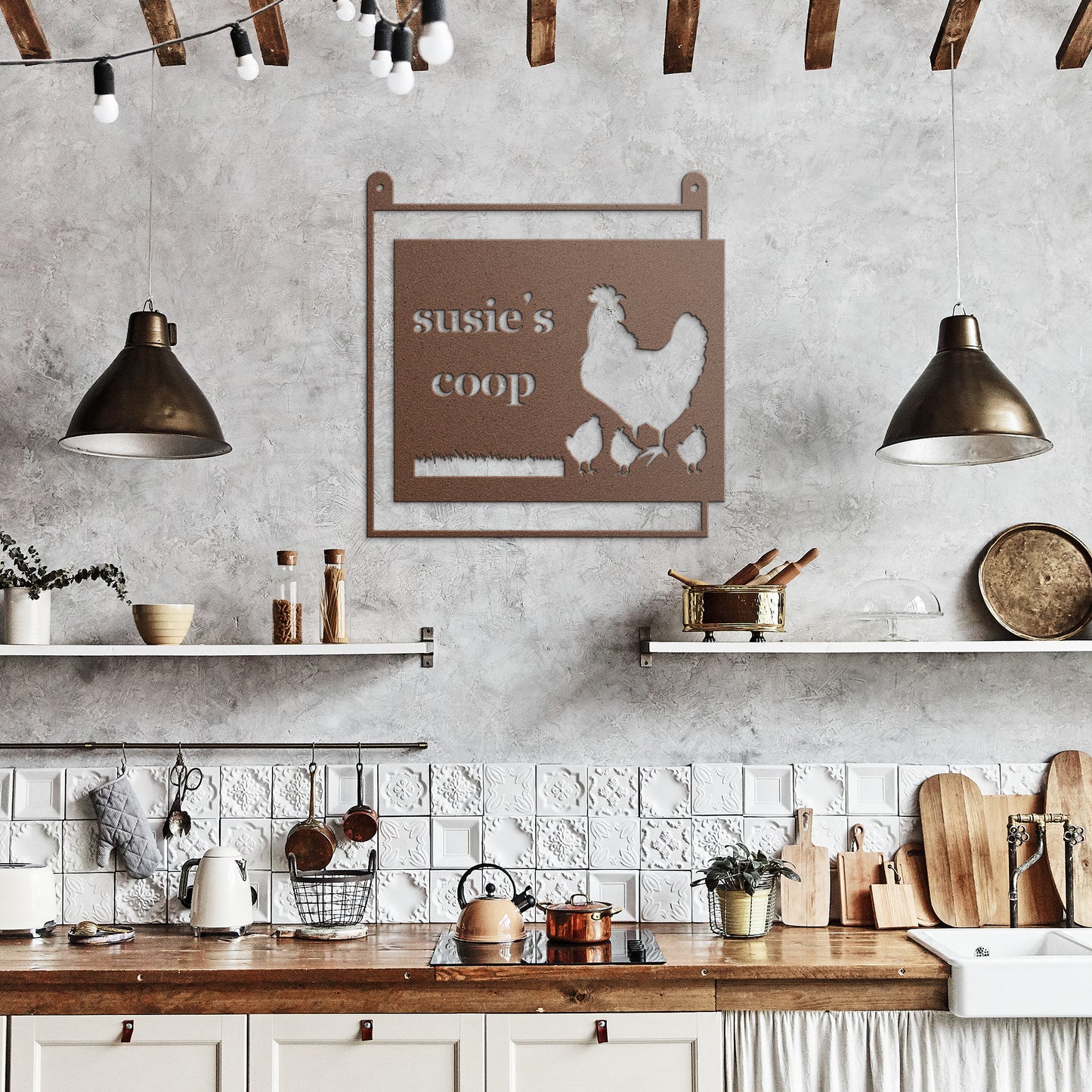 PERSONALIZED - Chicken Coop - Metal Sign/Plaque