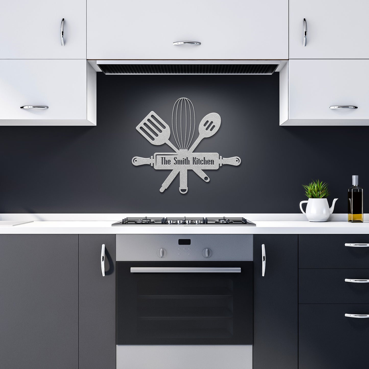 PERSONALIZED Family Kitchen Metal Wall Art - Home Decor