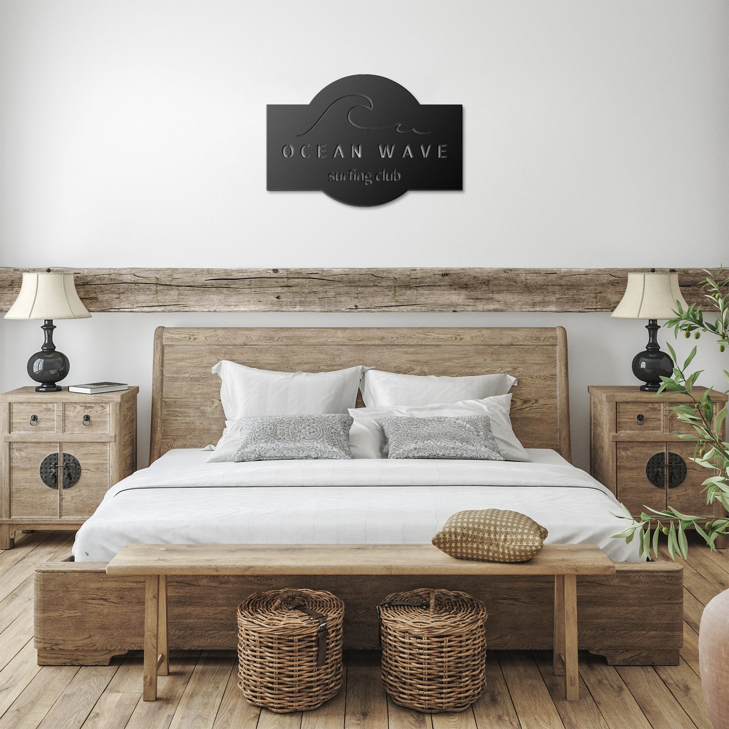 Solid - Wave - Die Cut Sign - CAN BE PERSONALIZED ANY WAY