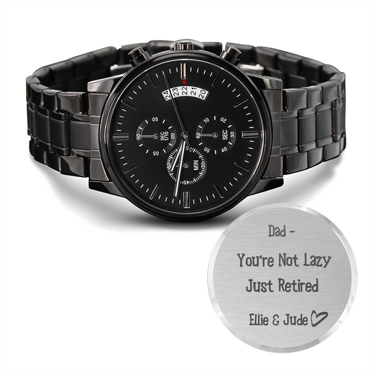 PERSONALIZED - Retirement Gift from Kids to Dad (Grandfather, Uncle, etc.)