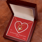 PERSONALIZED PRESENTATION - Heart Necklace - Valentine's Day or "Just Because"