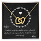 PERSONALIZED - Necklace - To a New Mom from her Mother, Keepsake Gift, Gift to Daughter from Mother
