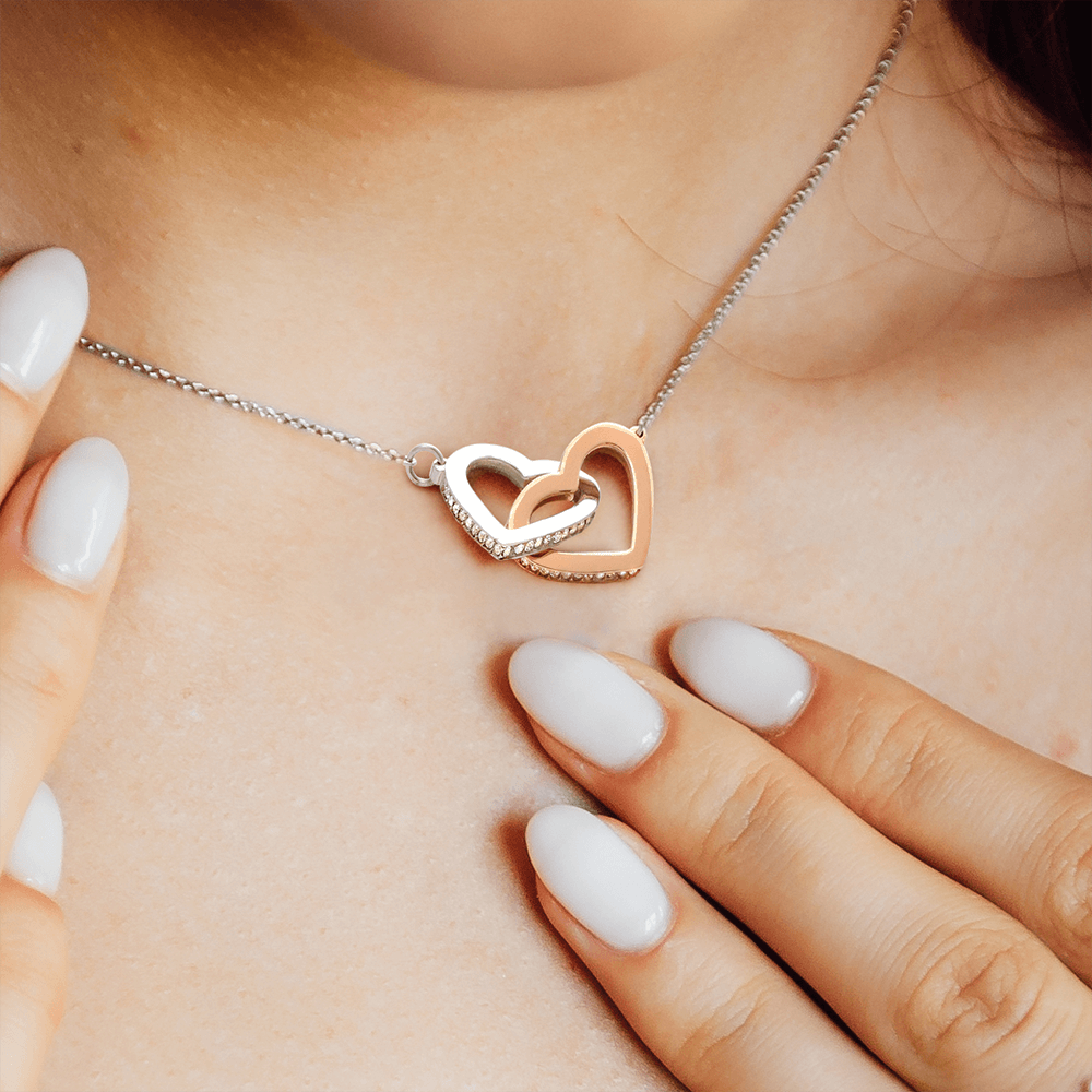 PERSONALIZED - Necklace - To a New Mom from her Father - Keepsake Necklace, Gift to New Mom from Dad, To Daughter from Father, To Daughter from Dad