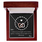 PERSONALIZED - Necklace - To a New Mom from her Mother, Keepsake Gift, Gift to Daughter from Mother