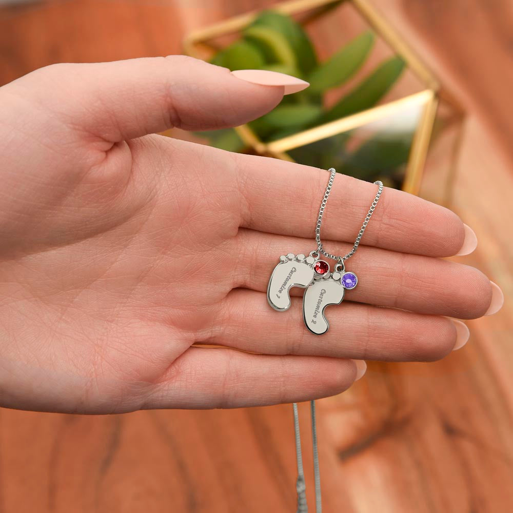 A Mother's Love PERSONALIZED Necklace - Gift from Kids, Gift for Mom, Gift for Mother