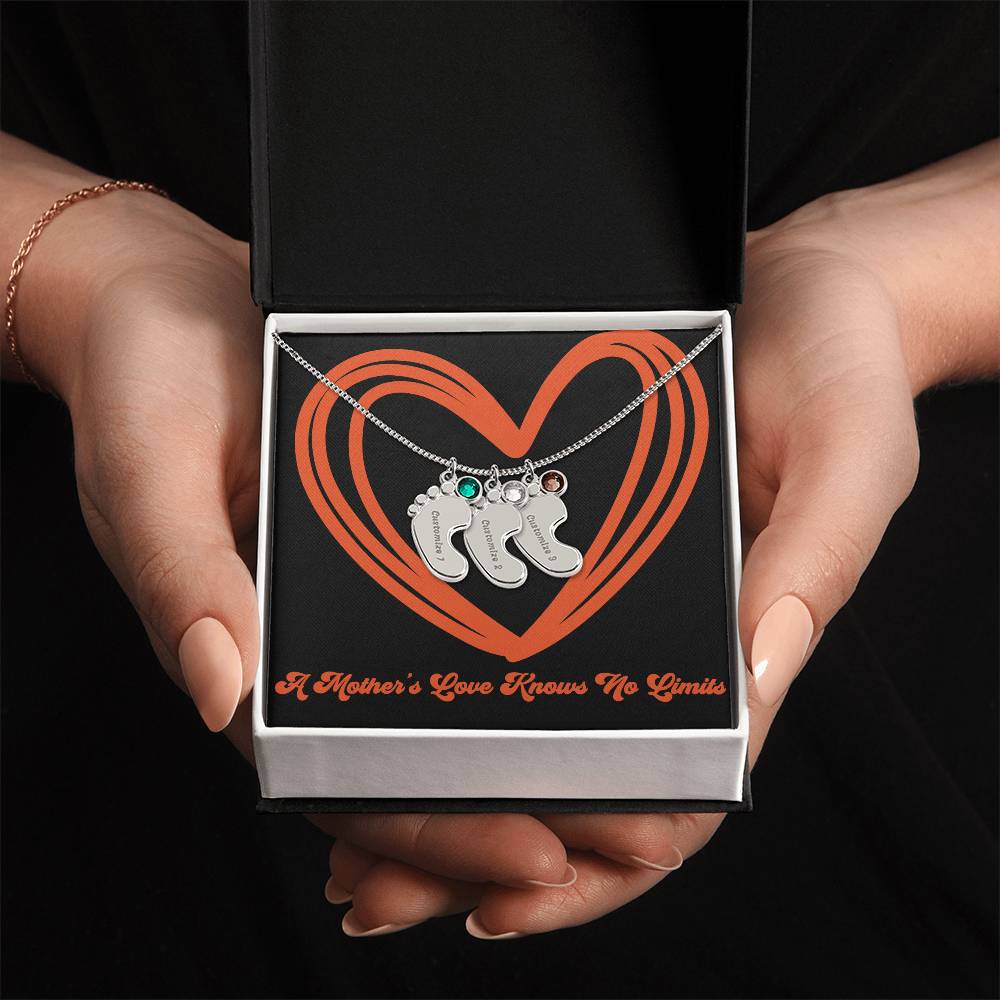 A Mother's Love PERSONALIZED Necklace - Gift from Kids, Gift for Mom, Gift for Mother