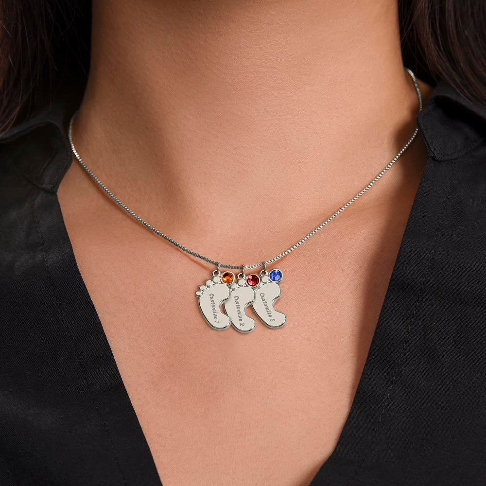 A Mother's Love PERSONALIZED Necklace - Gift from Kids, Gift for Mom, Gift for Mother