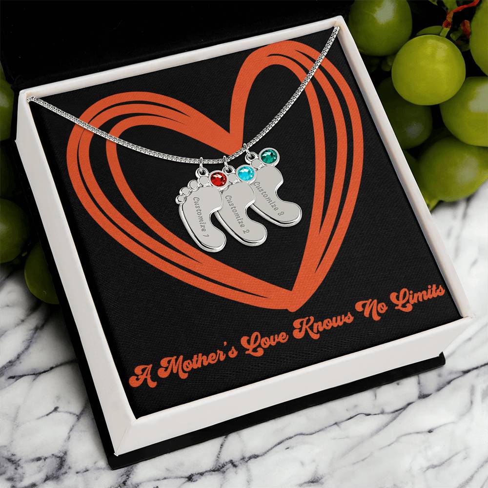 A Mother's Love PERSONALIZED Necklace - Gift from Kids, Gift for Mom, Gift for Mother