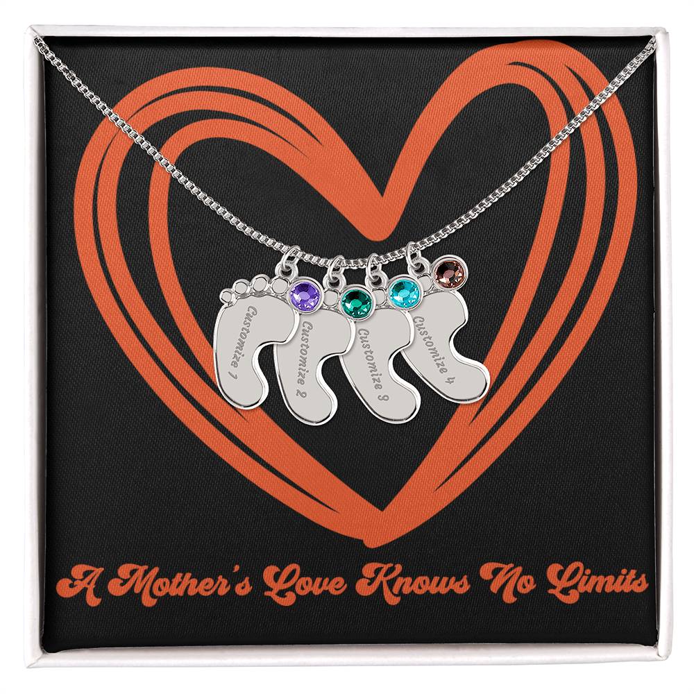 A Mother's Love PERSONALIZED Necklace - Gift from Kids, Gift for Mom, Gift for Mother