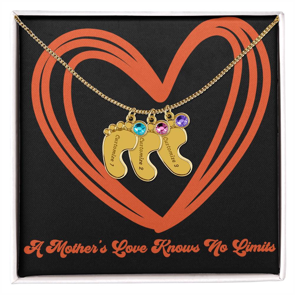 A Mother's Love PERSONALIZED Necklace - Gift from Kids, Gift for Mom, Gift for Mother