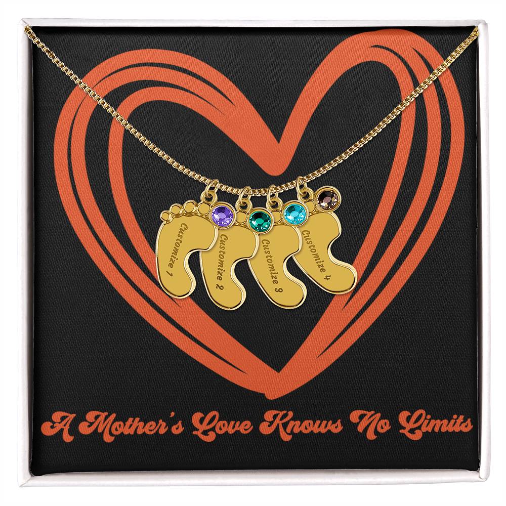 A Mother's Love PERSONALIZED Necklace - Gift from Kids, Gift for Mom, Gift for Mother