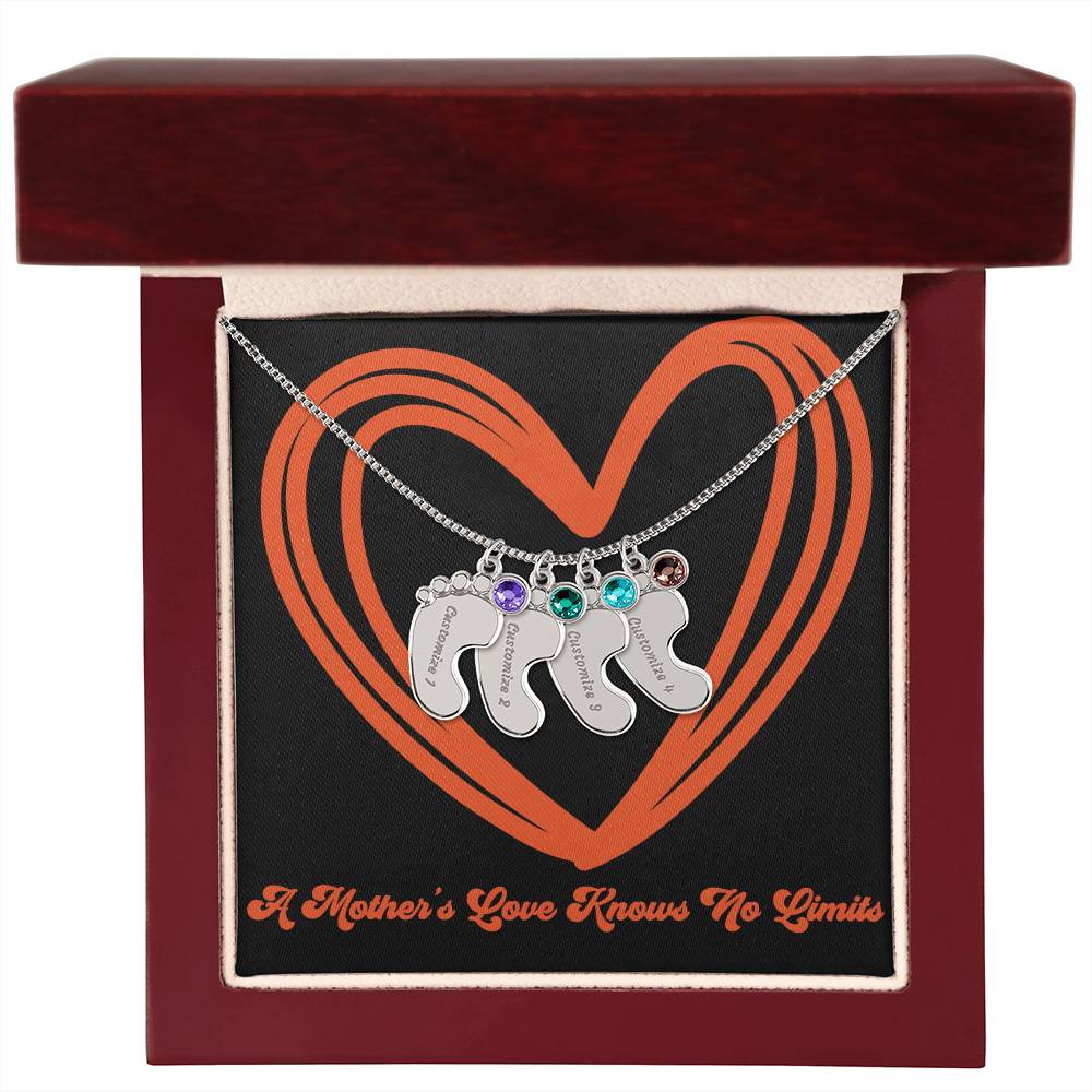 A Mother's Love PERSONALIZED Necklace - Gift from Kids, Gift for Mom, Gift for Mother