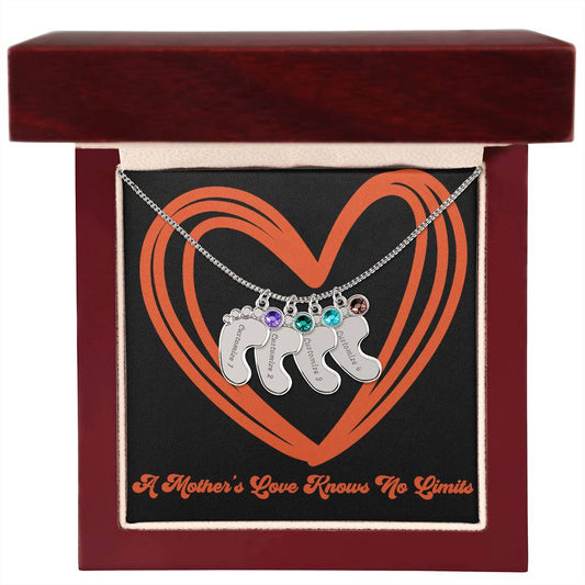 A Mother's Love PERSONALIZED Necklace - Gift from Kids, Gift for Mom, Gift for Mother