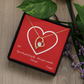 PERSONALIZED PRESENTATION - Heart Necklace - Valentine's Day or "Just Because"