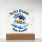 Personalized Baby Night Light • Custom Name Acrylic Nursery Lamp • Sweet Dreams Bear Nightlight • Newborn Gift • Kids Room Decor • Baby Shower Gift
