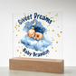 Personalized Baby Night Light • Custom Name Acrylic Nursery Lamp • Sweet Dreams Bear Nightlight • Newborn Gift • Kids Room Decor • Baby Shower Gift
