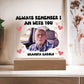 PERSONALIZED - Acyrlic Memorial Plaque - with lighting