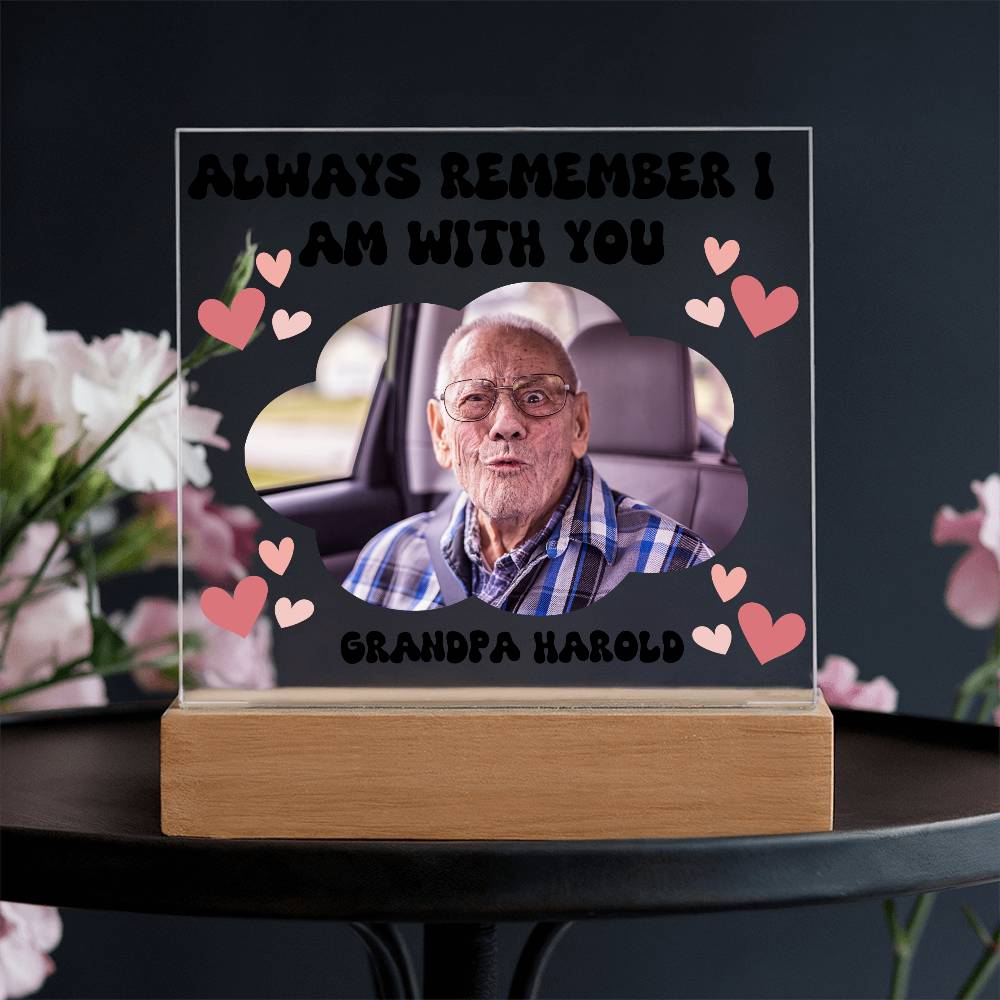 PERSONALIZED - Acyrlic Memorial Plaque - with lighting